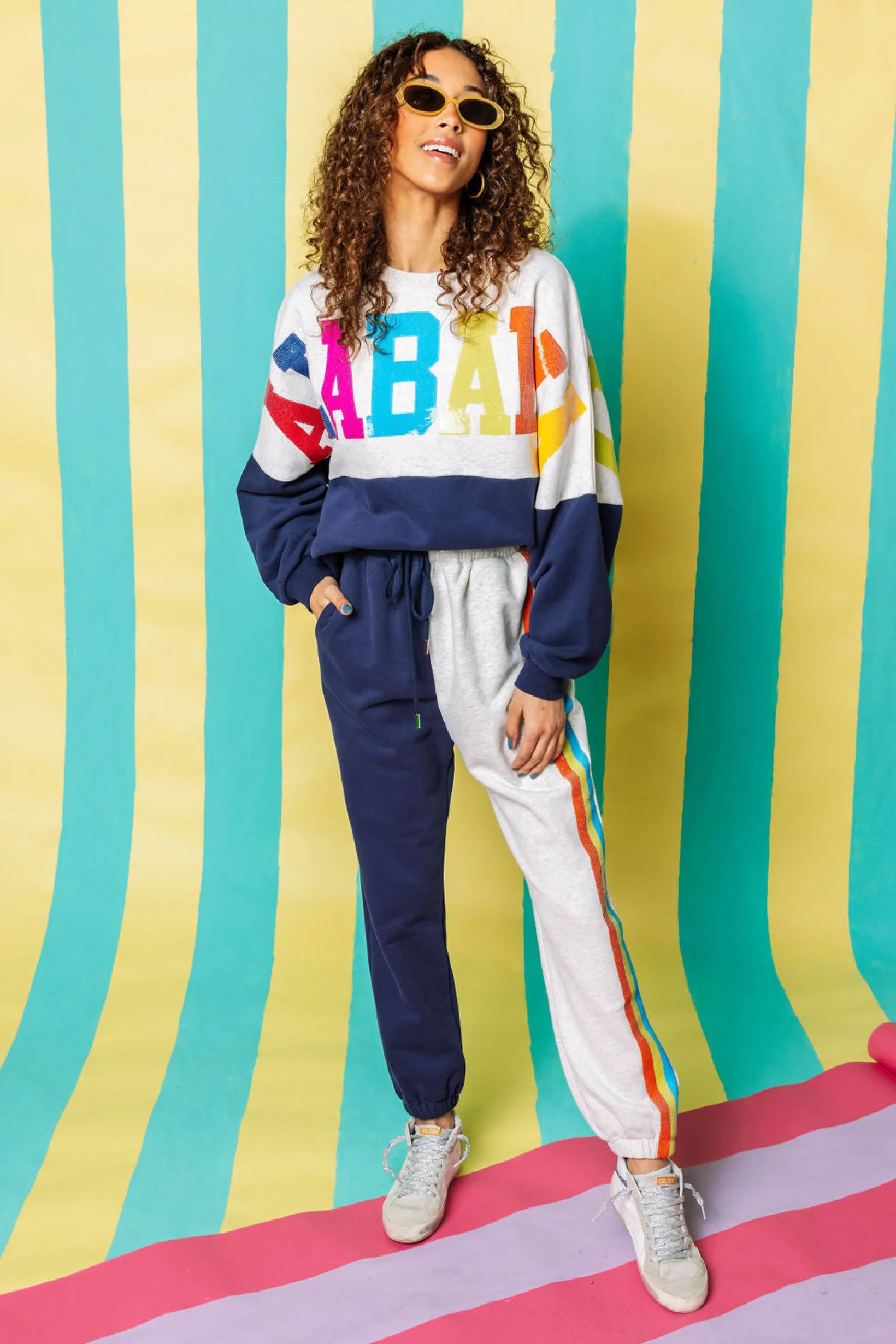 Alabama Queen Colorblock Sweatshirt