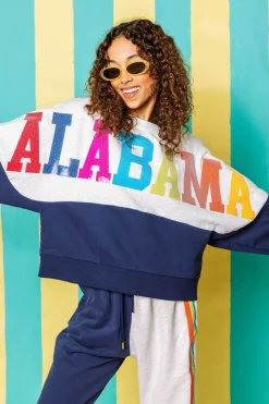 Alabama Queen Colorblock Sweatshirt