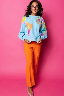 Aqua Queen Of The World Sweatshirt