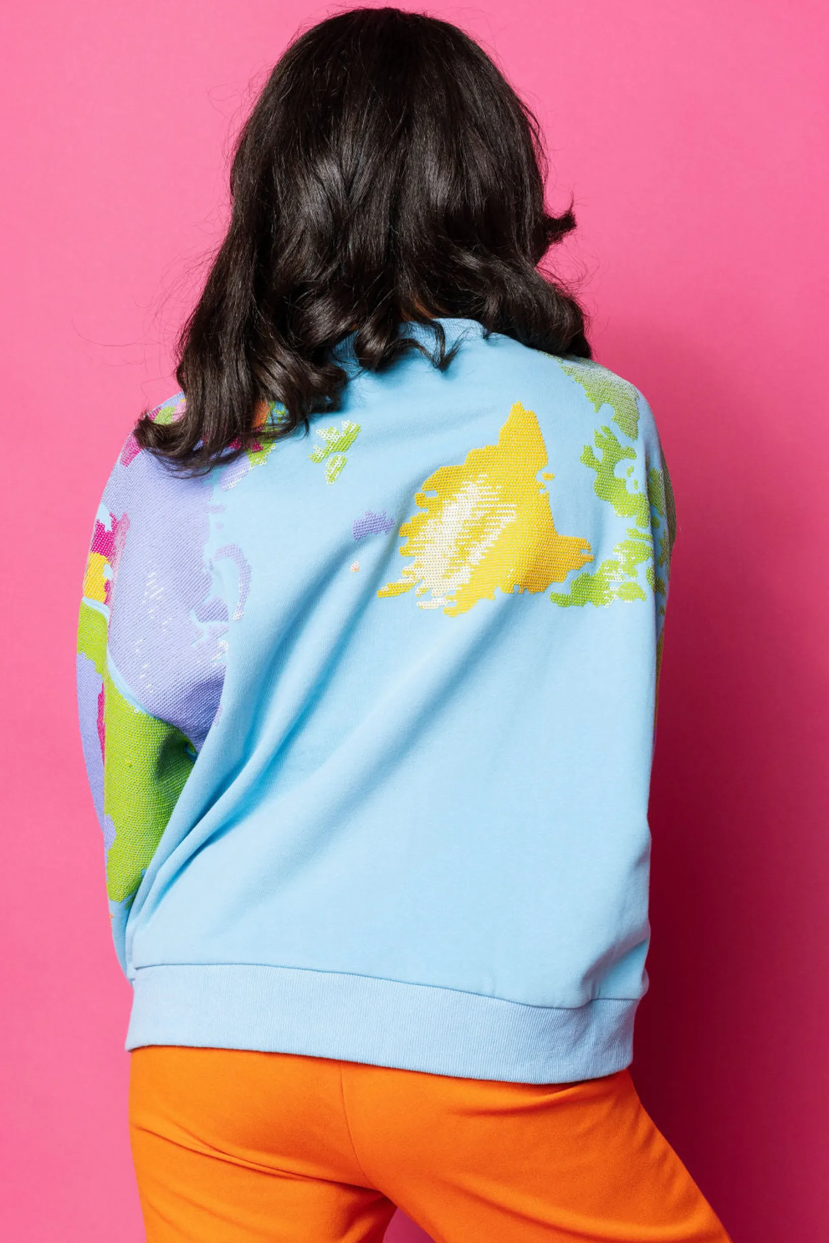 Aqua Queen Of The World Sweatshirt