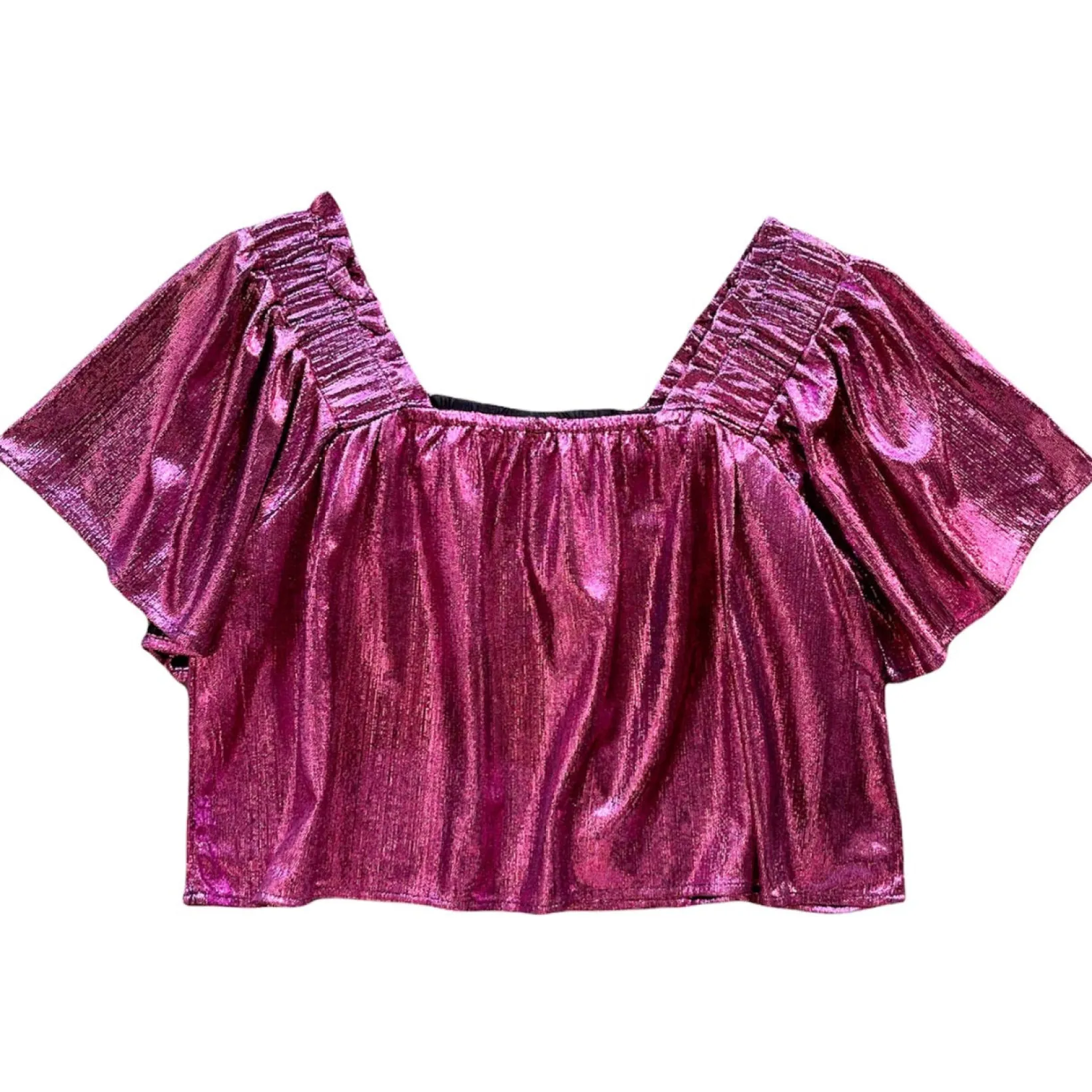 Barbie Pink Flutter Top