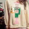 Beige Nutcracker Server Sweatshirt