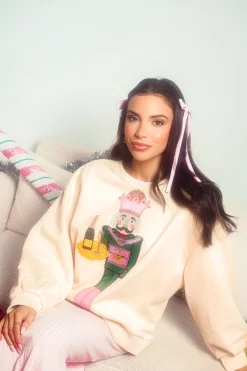 Beige Nutcracker Server Sweatshirt