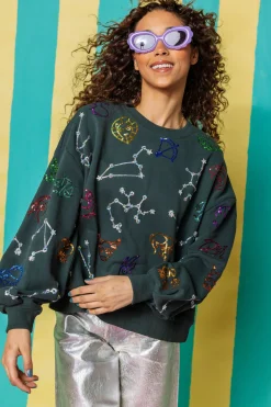Black Astrology Sweatshirt