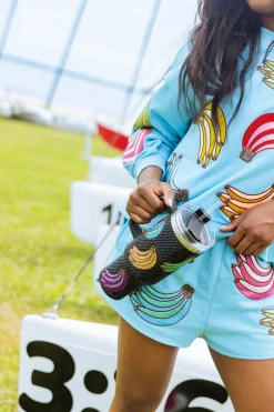 Black Banana Rhinestone Tumbler