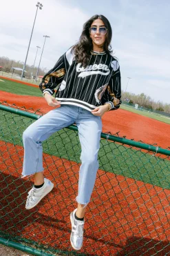 Black Batter Up Queen Sweatshirt