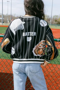 Black Batter Up Queen Sweatshirt