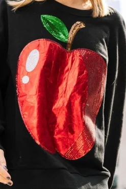 Black Big Apple Sweatshirt
