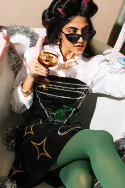 Black Martini Cocktail Dress