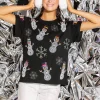 Black Pearl Snowmen Tee
