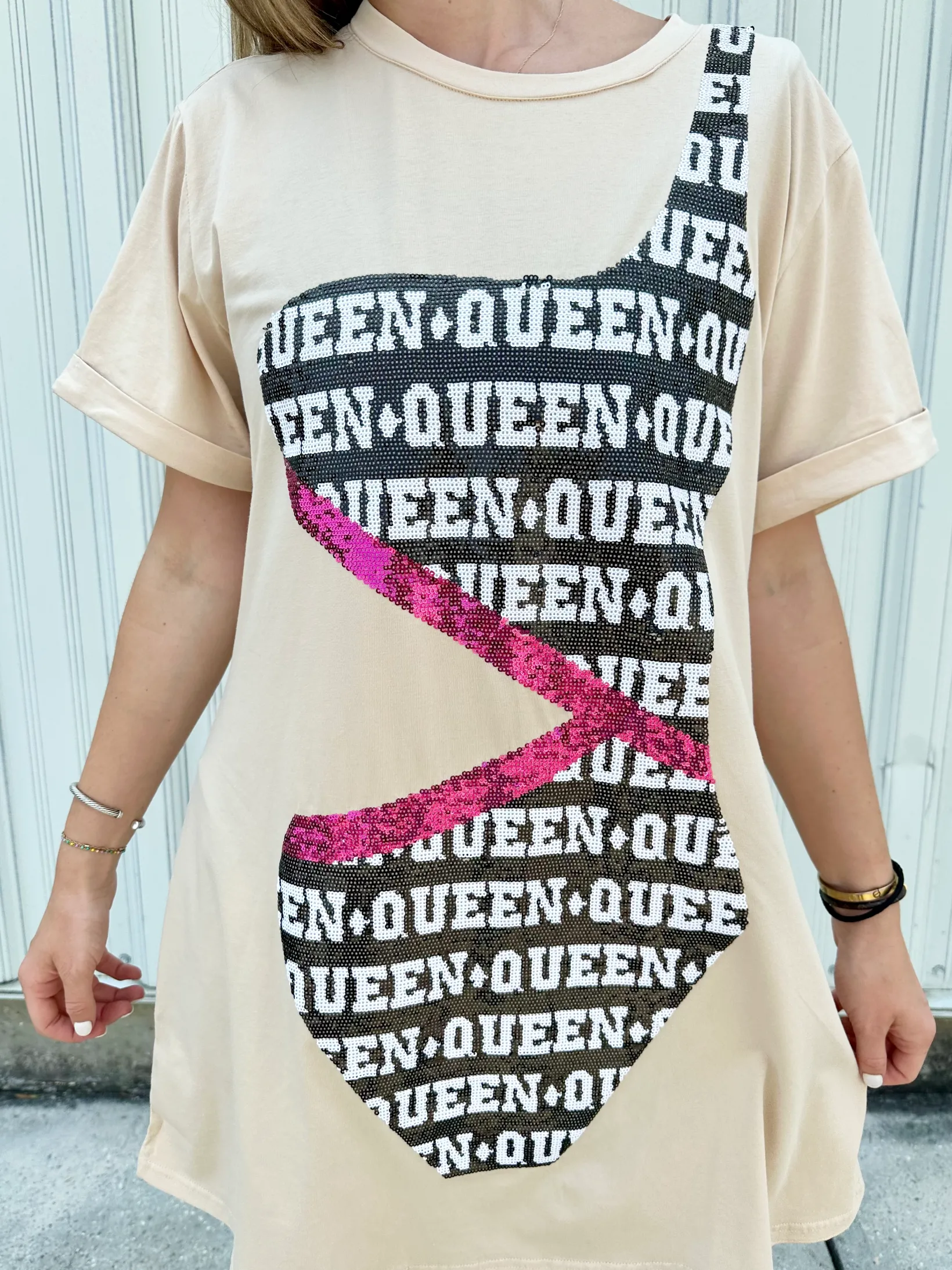 Black Queen Cutout QOS Swimsuit Coverup