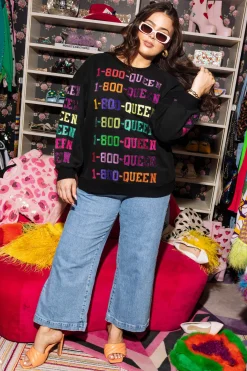 Black 1-800-Queen Sweatshirt
