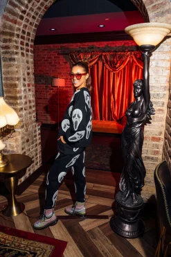 Black Scream Mask Jogger