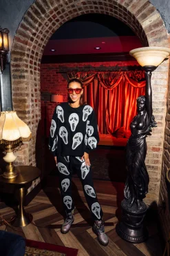 Black Scream Mask Jogger