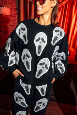 Black Scream Mask Jogger