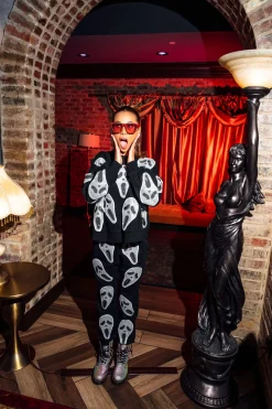 Black Scream Mask Jogger