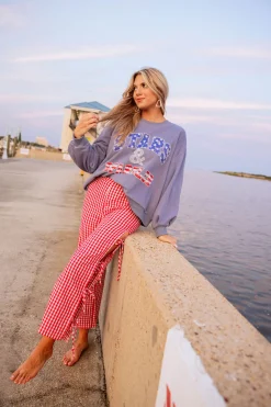 Blue 'Stars & Sparkles' Sweatshirt