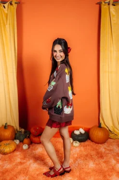 Brown Candy Apple Sweatshirt