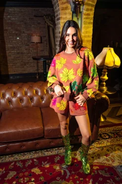 Brown Fall Leaves Sweatshirt