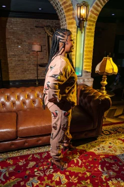 Brown Scattered Duck Sweatshirt