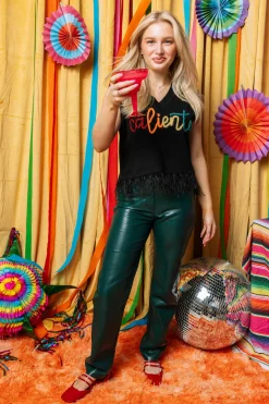 Caliente Feather Sweater Tank