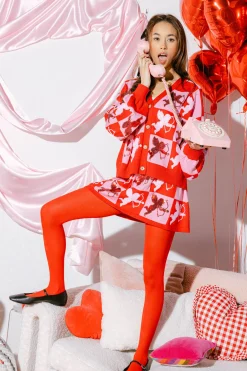 Checkered Cupid Cardigan