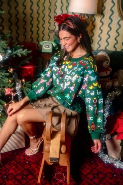 Dark Green 12 Days of Christmas Sweatshirt