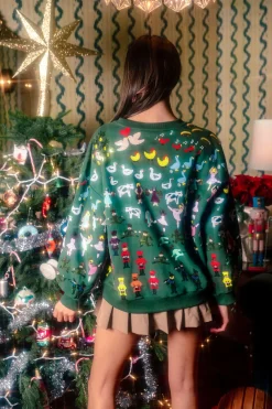 Dark Green 12 Days of Christmas Sweatshirt