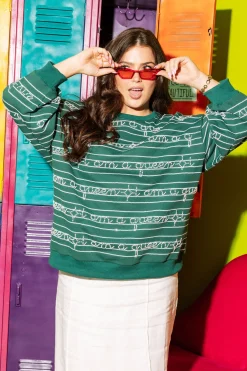 Dark Green I Am A Script Queen Sweatshirt