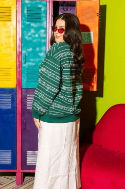 Dark Green I Am A Script Queen Sweatshirt