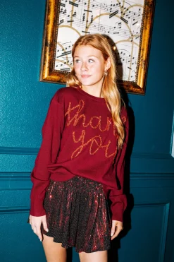 Dark Red Disco Swing Shorts