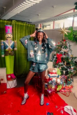 Dark Teal Nutcracker Ballet Shorts