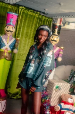 Dark Teal Nutcracker Ballet Shorts