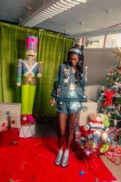 Dark Teal Nutcracker Ballet Sweatshirt