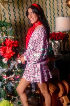 Diagonal Stripe Holly Sweater