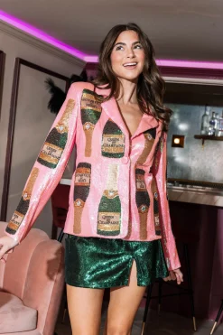 Emerald Green Sequin Skort