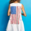 Flag Back Dress