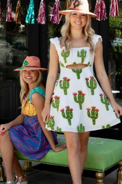 Fuzzy Cactus Dress