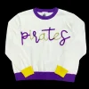 Glitter Script "Pirates" Long Sleeve Sweater