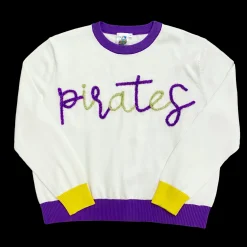 Glitter Script "Pirates" Long Sleeve Sweater