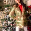 Gold Full Sequin Holly Blazer