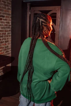 Green 'Boooooook' Sweatshirt