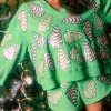 Green Little Debbie Trees Shorts