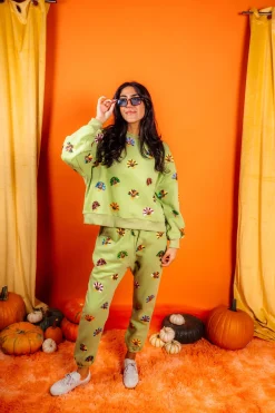 Green Multi Turkey Jogger