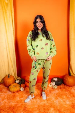 Green Multi Turkey Jogger