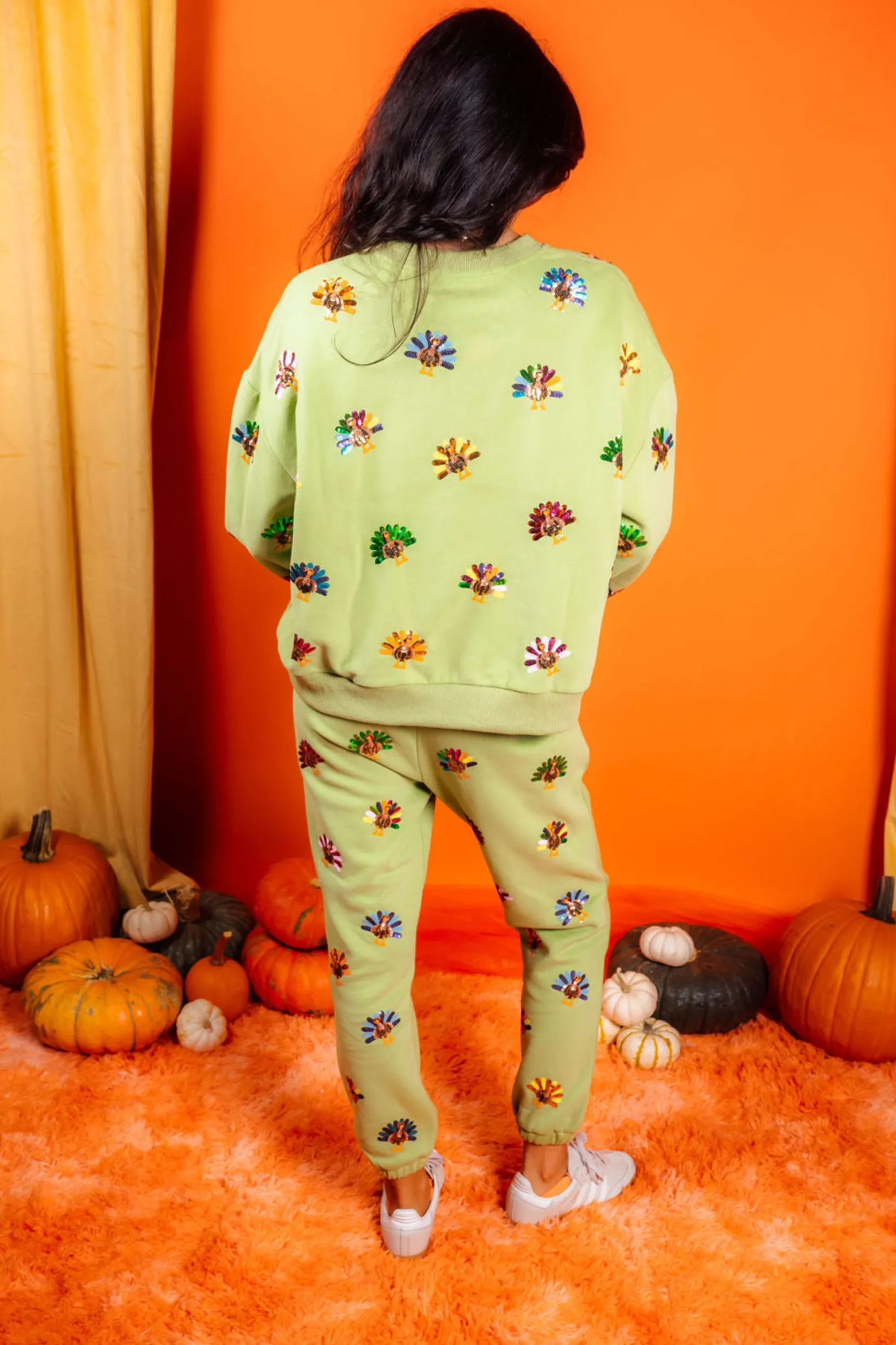 Green Multi Turkey Jogger