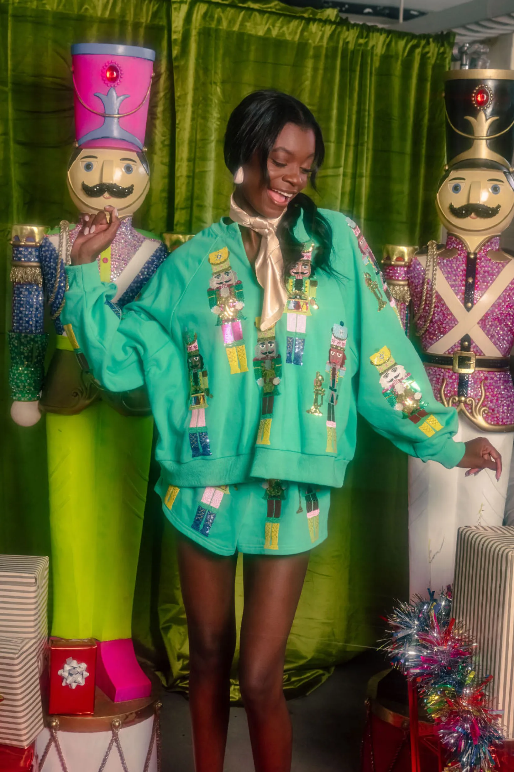 Green Nutcracker Band Sweatshirt