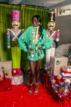 Green Nutcracker Band Sweatshirt