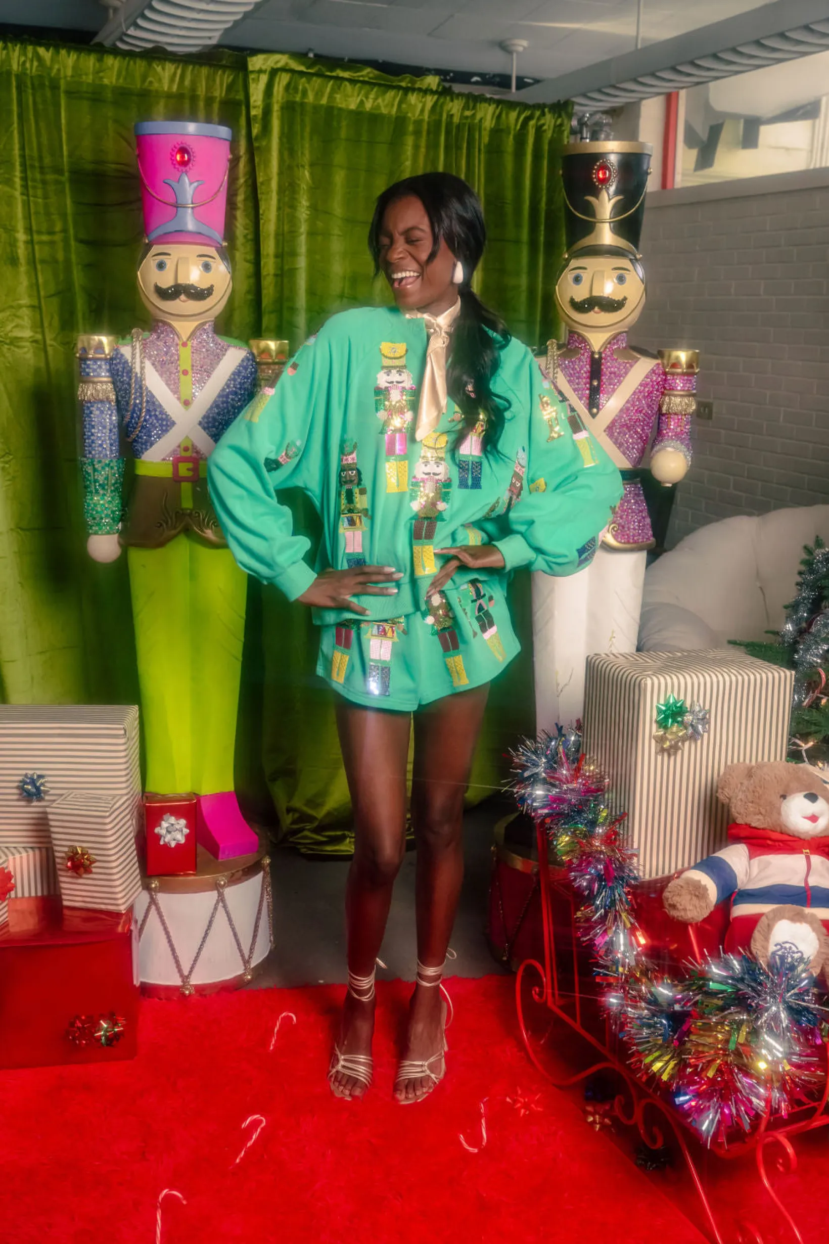 Green Nutcracker Band Sweatshirt