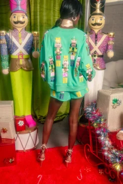 Green Nutcracker Band Sweatshirt